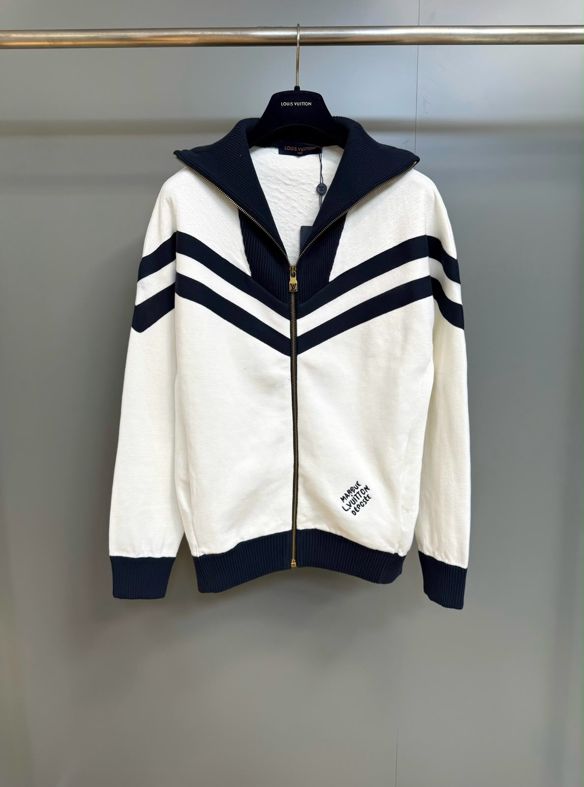 Louis Vuitton Knitted Cotton Sailor Blouson