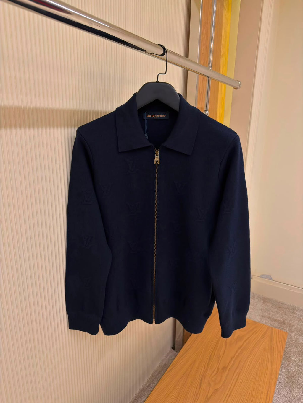 Louis Vuitton LV Blason Embossed Zipped Blouson