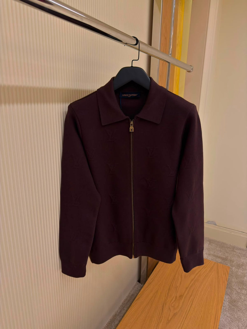 Louis Vuitton LV Blason Embossed Zipped Blouson