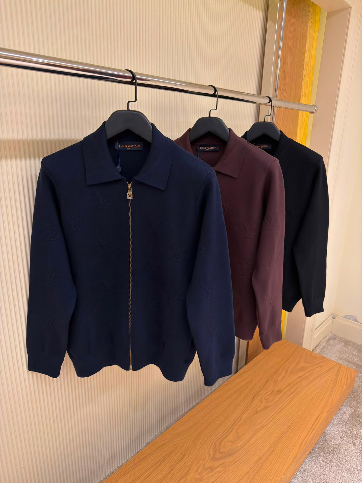 Louis Vuitton LV Blason Embossed Zipped Blouson