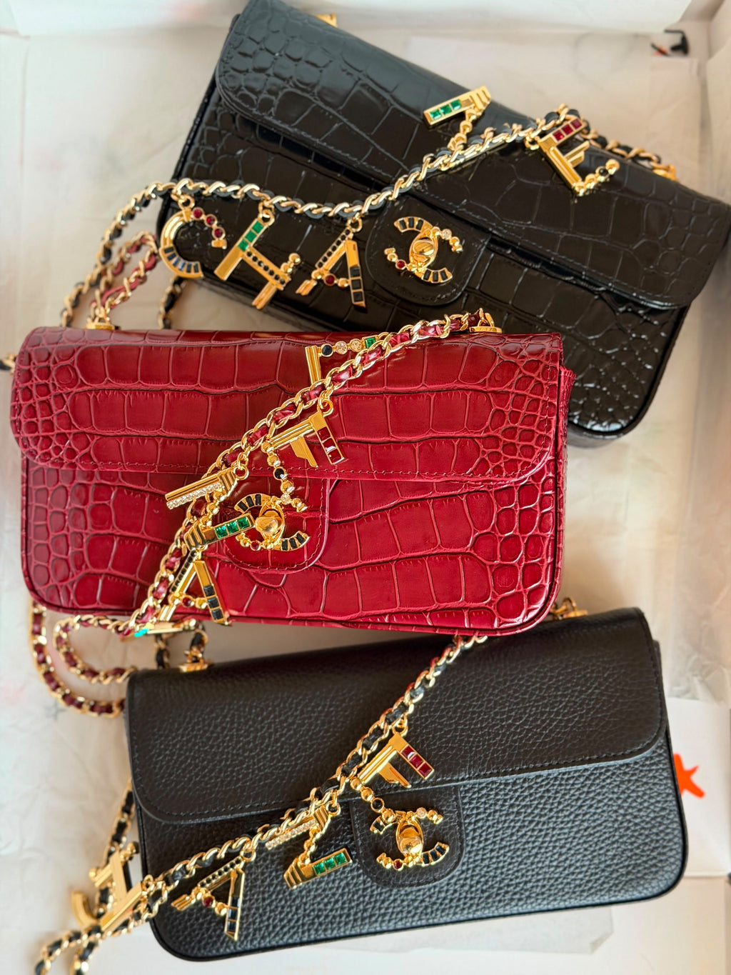 Chanel Fall-Winter 2026 Collection Lettering Charm Small Flap Bag