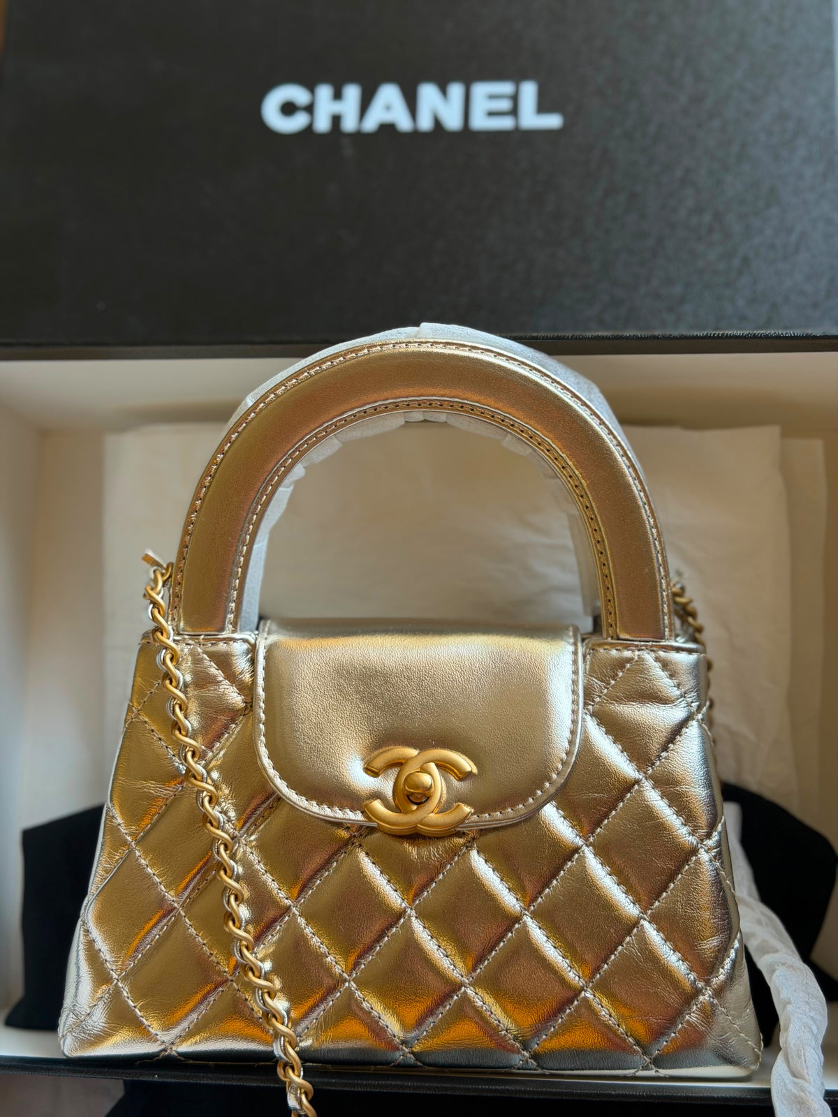 Chanel Nano Kelly Shopper Bag