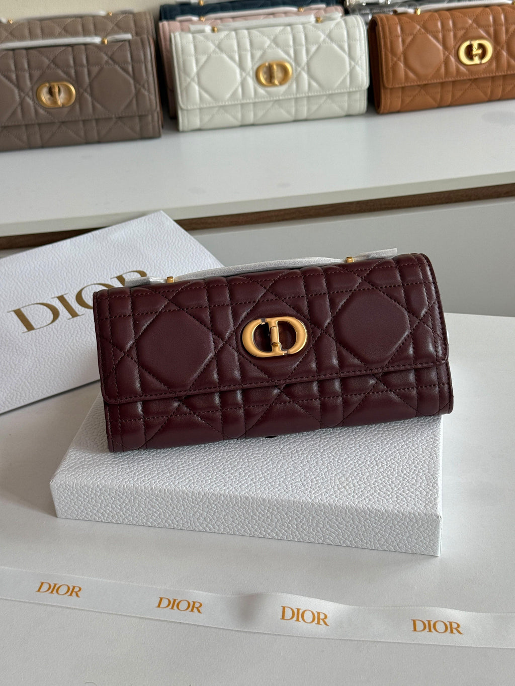 Dior Miss Caro Top Handle Pouch Bag
