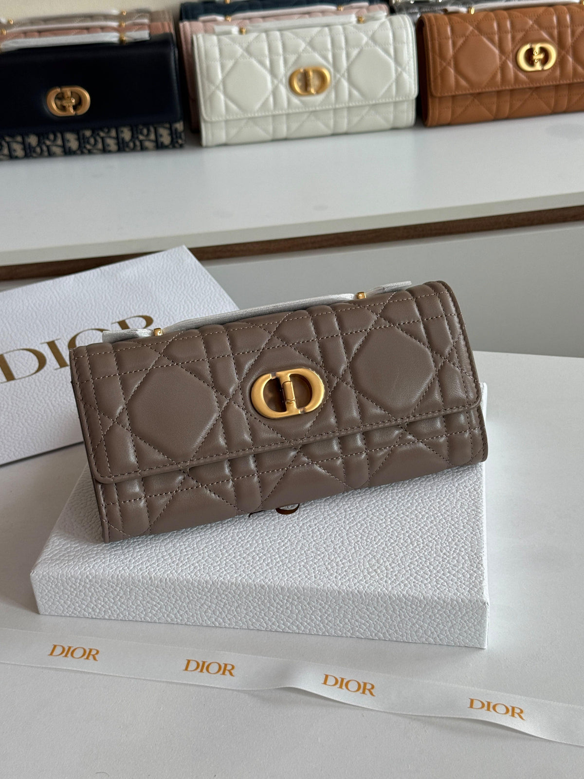 Dior Miss Caro Top Handle Pouch Bag