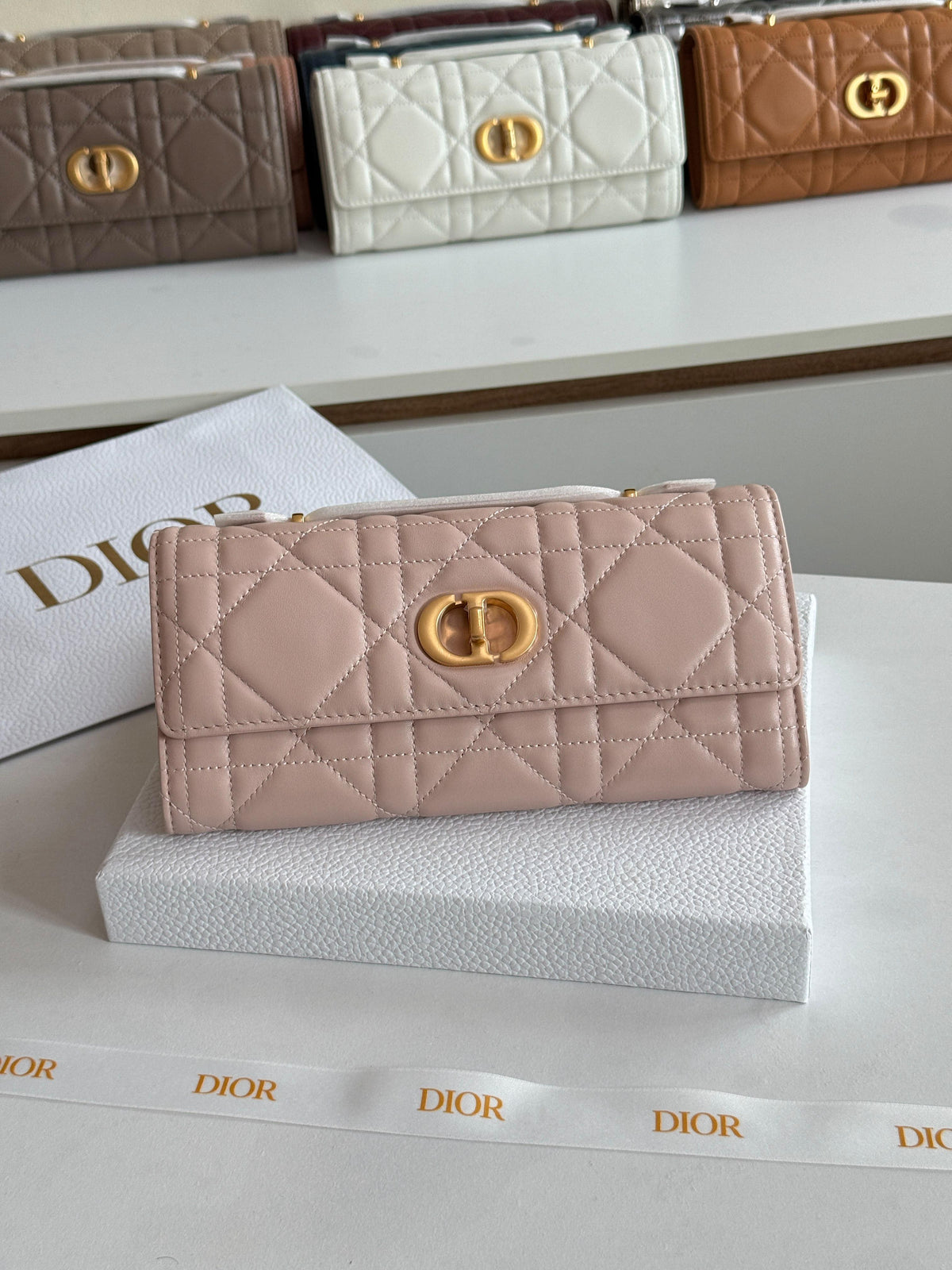 Dior Miss Caro Top Handle Pouch Bag