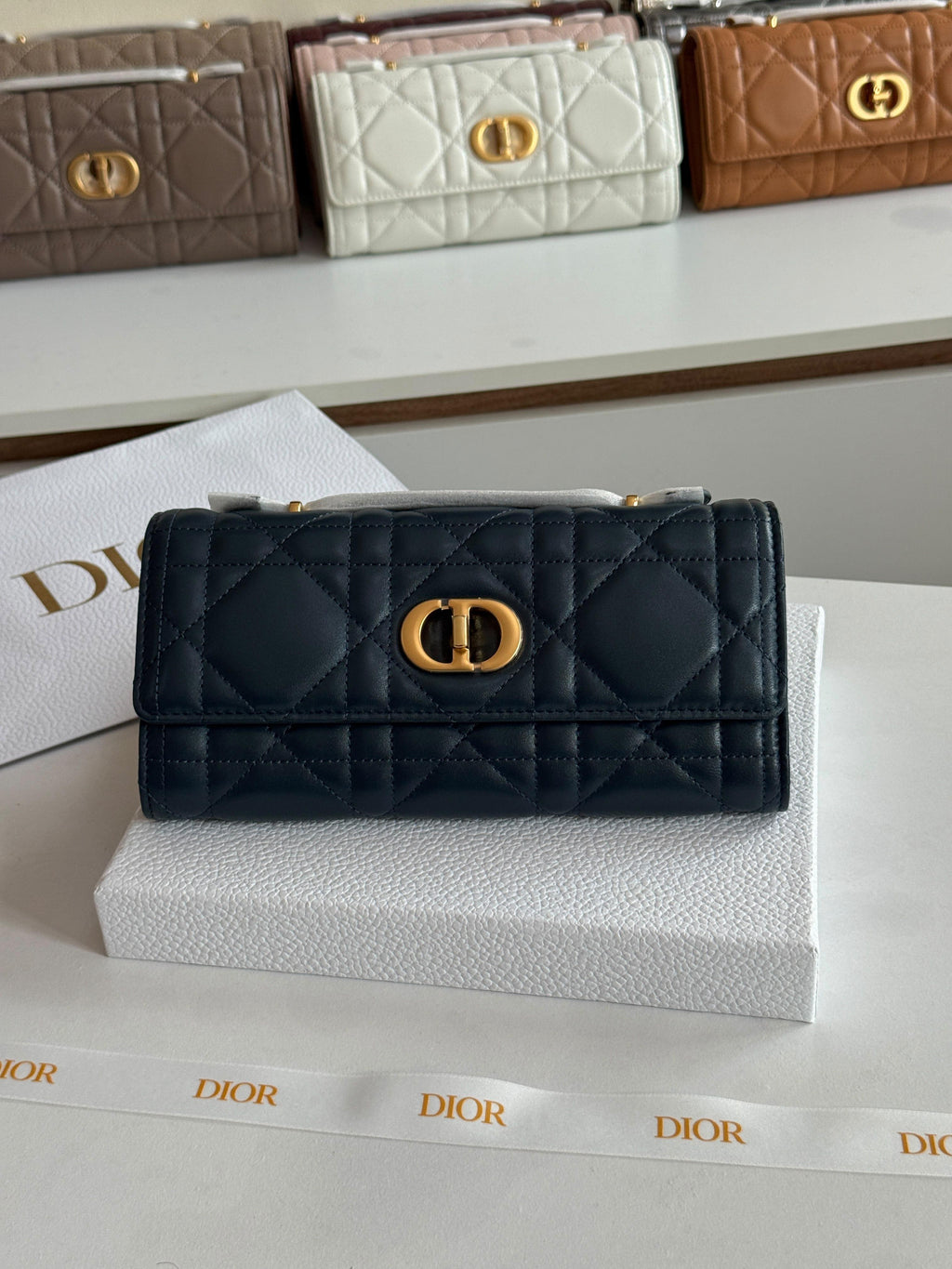Dior Miss Caro Top Handle Pouch Bag