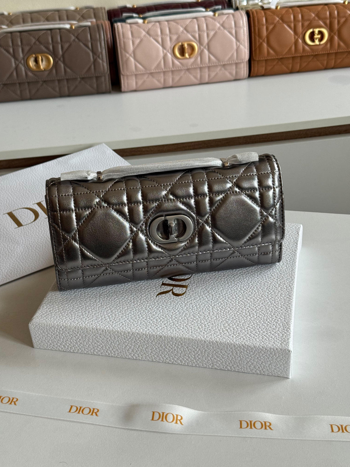 Dior Miss Caro Top Handle Pouch Bag