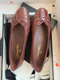 Chanel Quilted Lambskin Ballerina Flats