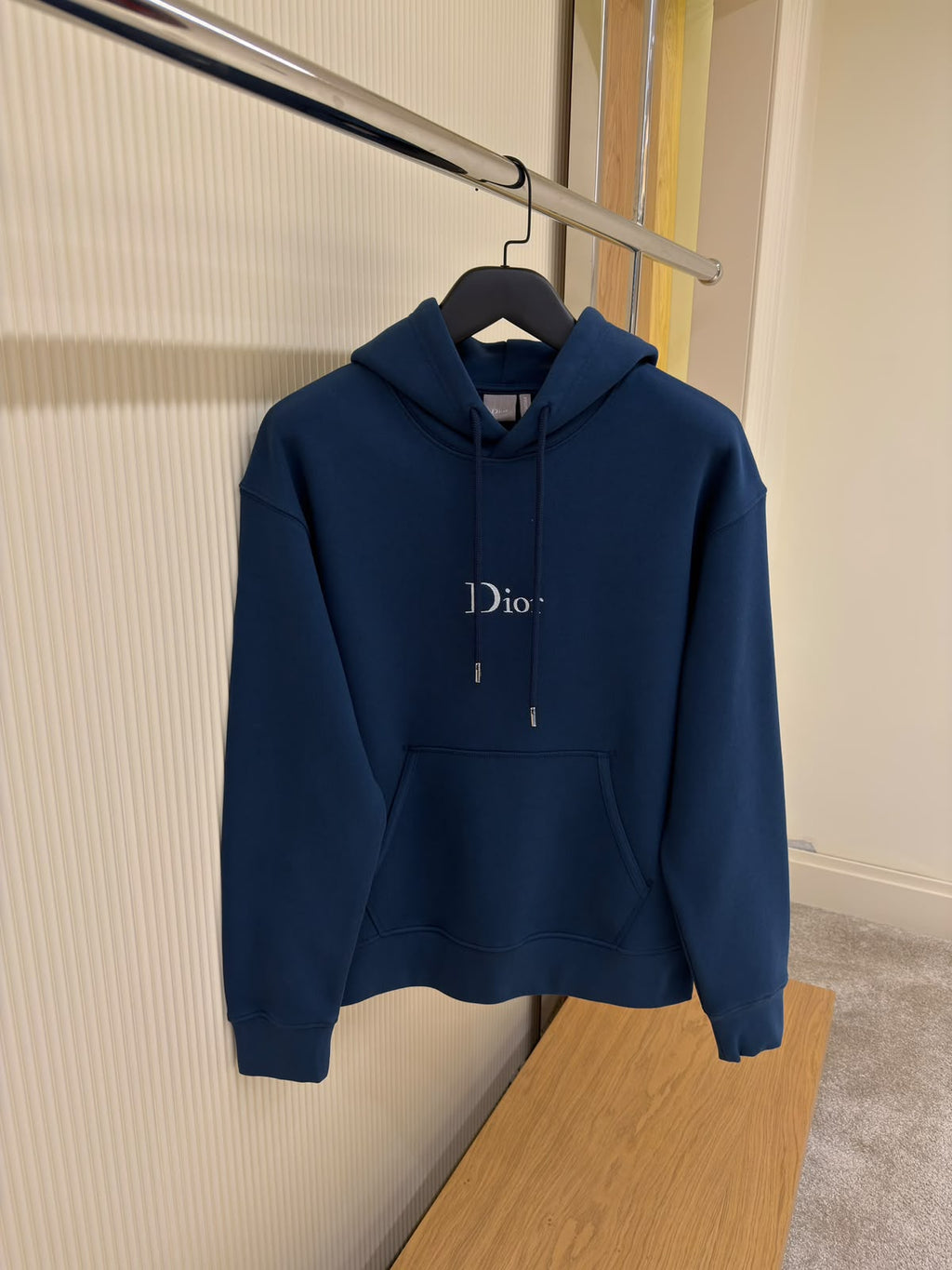 Dior Hooded Sweatshirt with Dior Embroidery