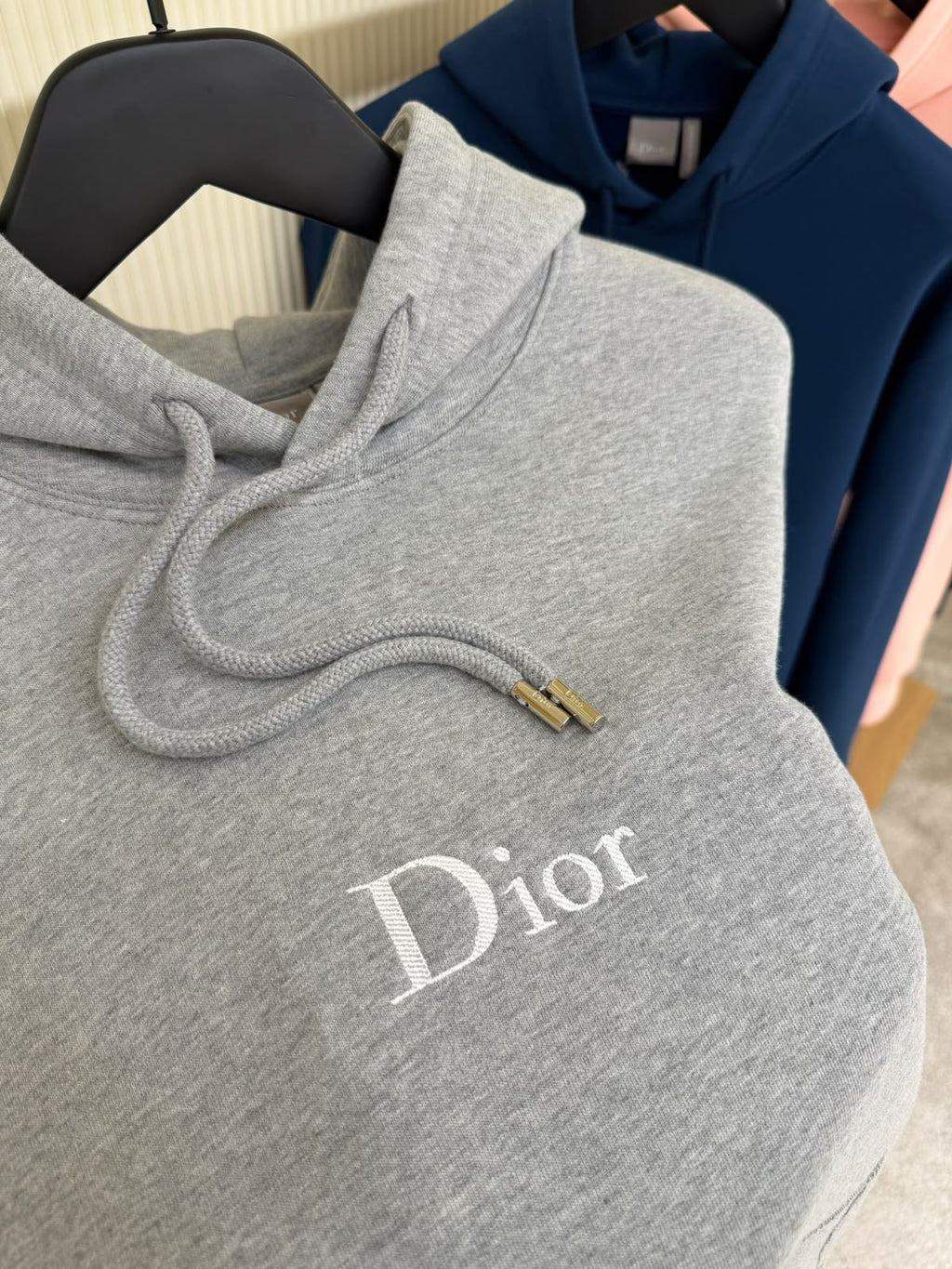 Dior Hooded Sweatshirt with Dior Embroidery