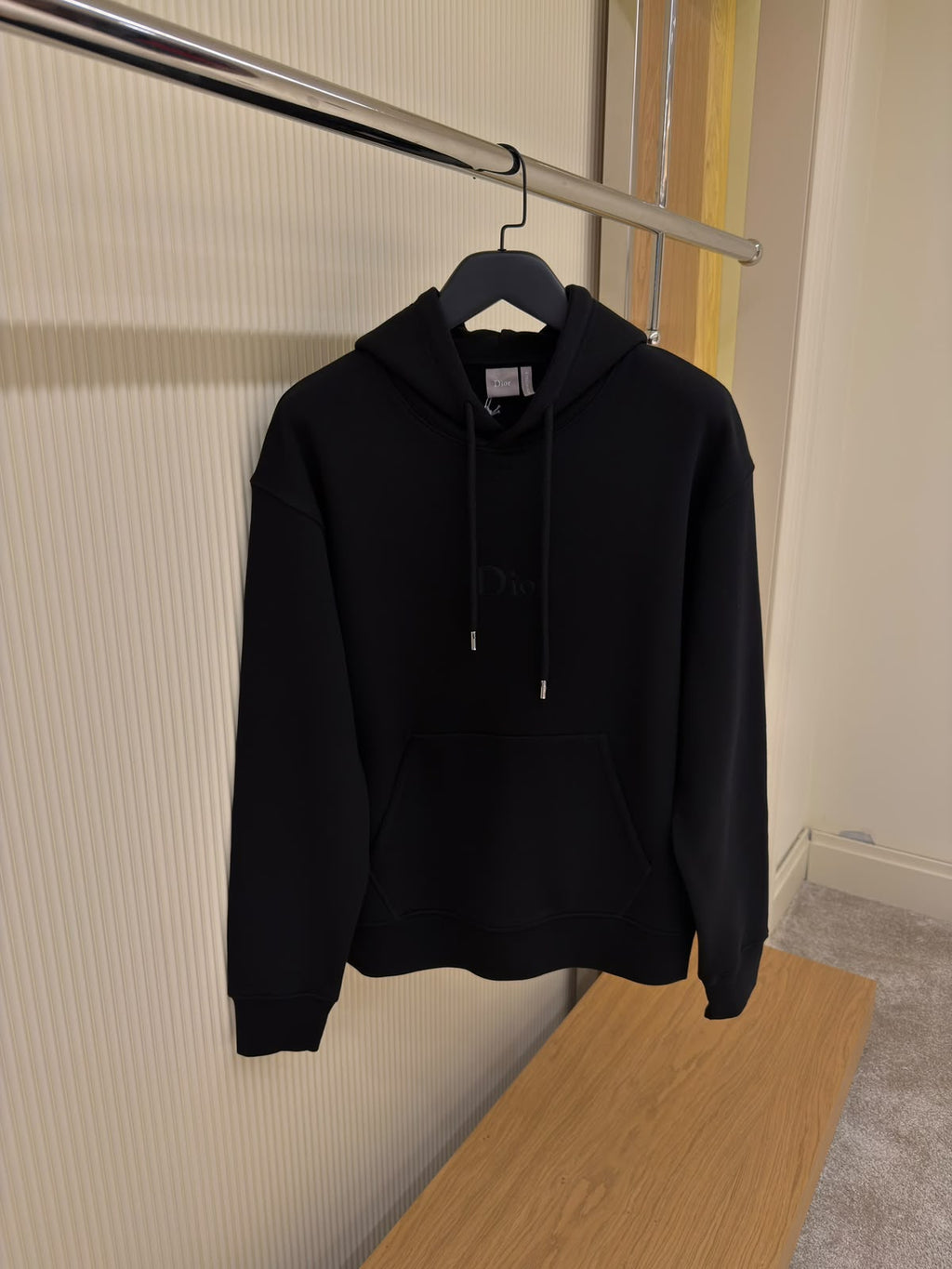 Dior Hooded Sweatshirt with Dior Embroidery