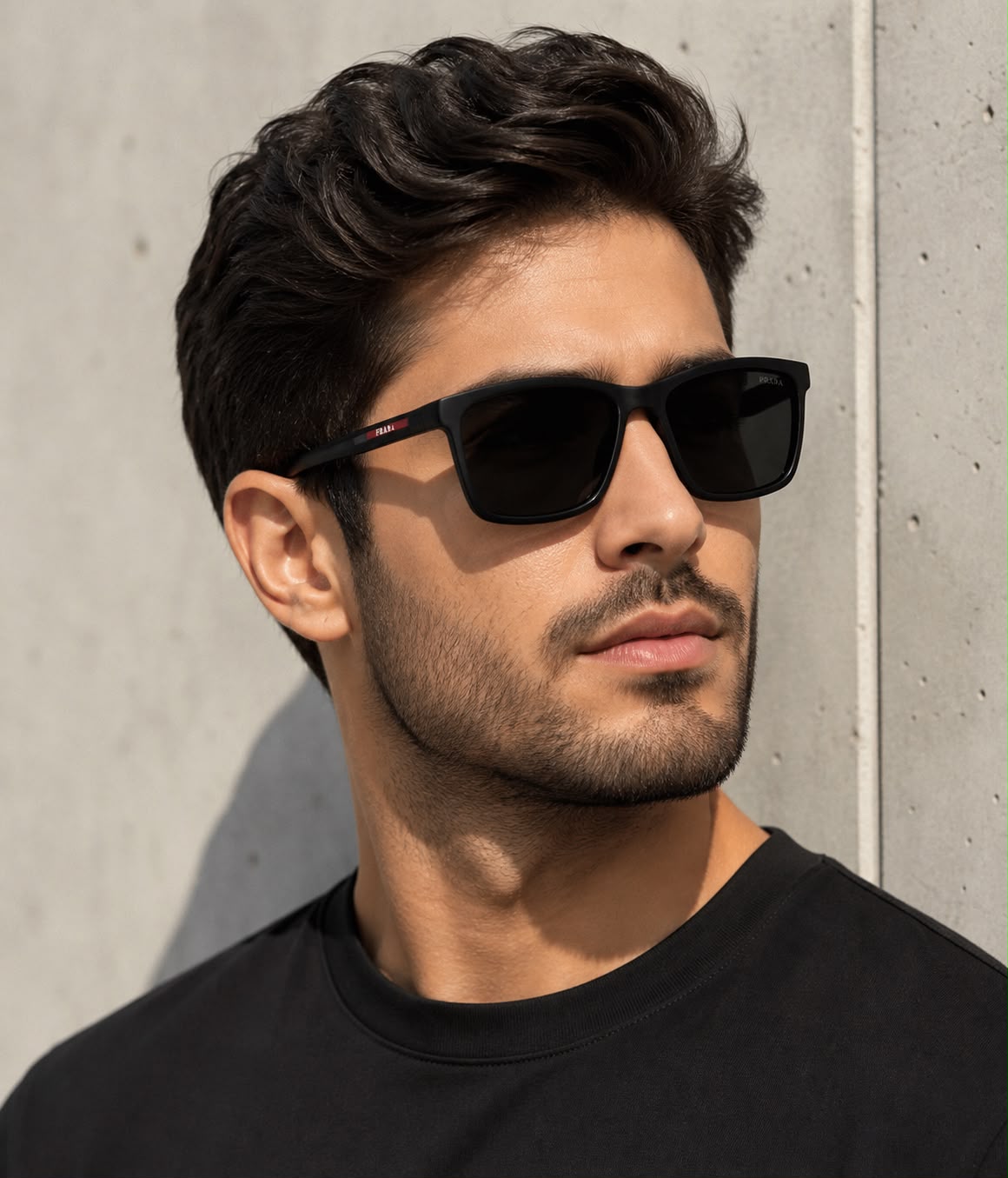 Prada Linea Rossa Square Sunglasses