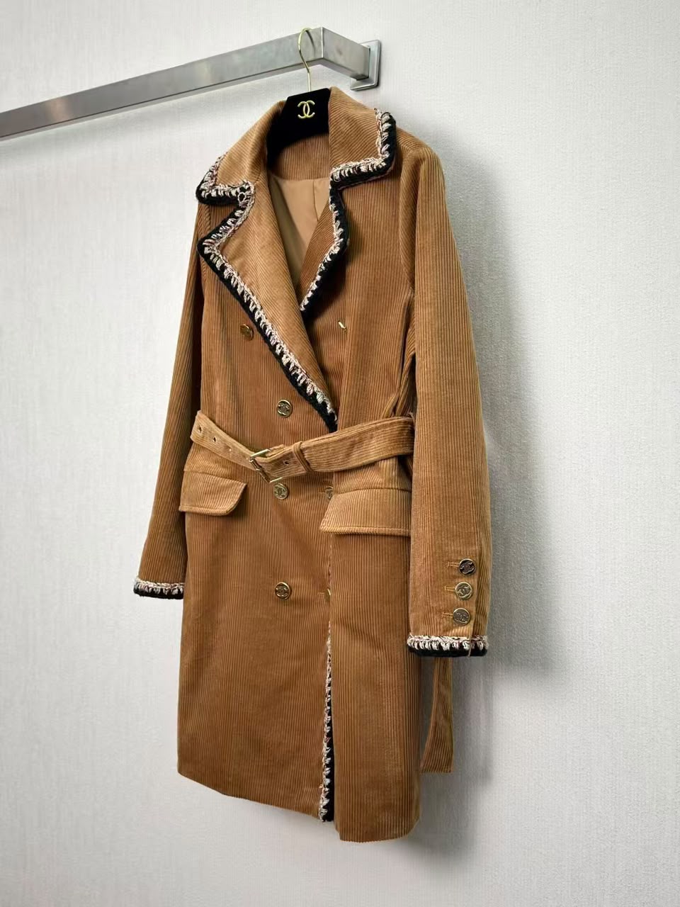 Chanel Velvet Lambskin Coat