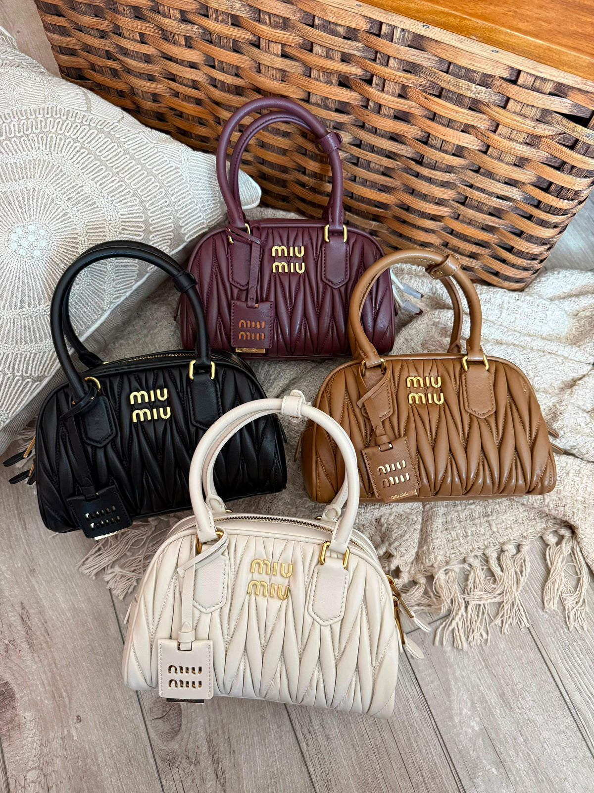 Miu Miu Arcadie Matelassé Bag