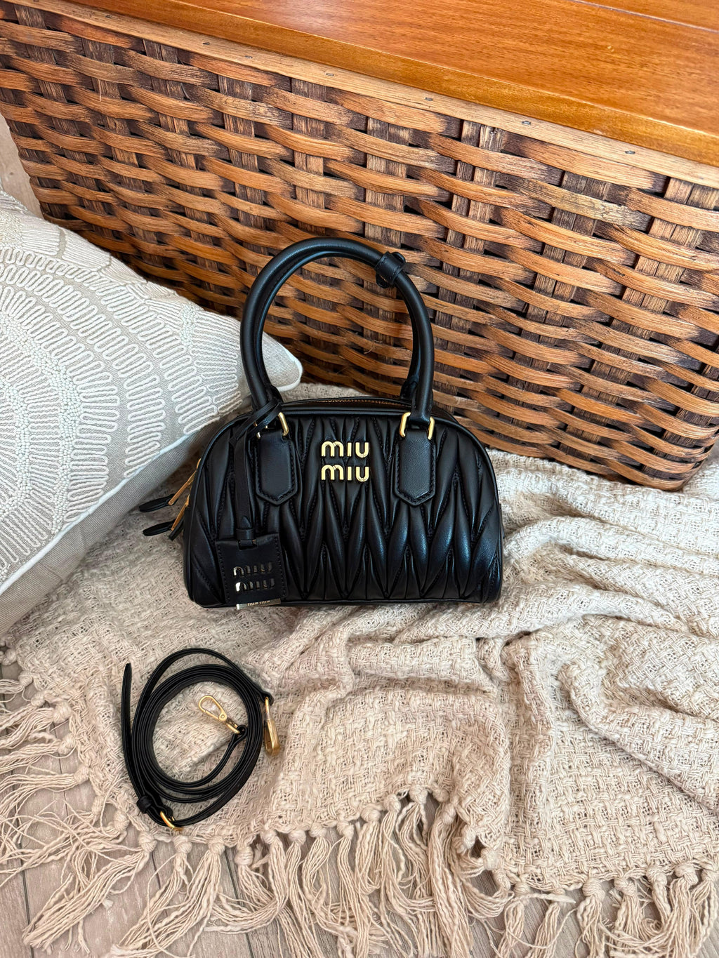 Miu Miu Arcadie Matelassé Bag