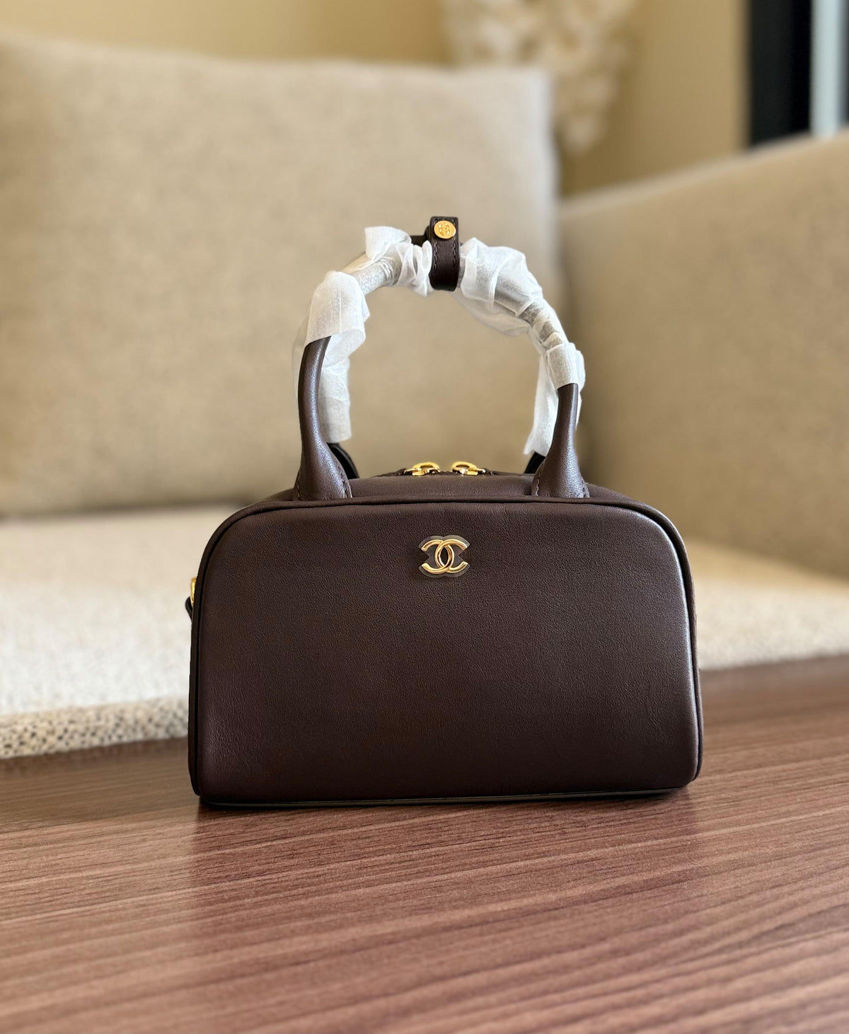 Chanel 26B Clutch with Leather Strap Bag