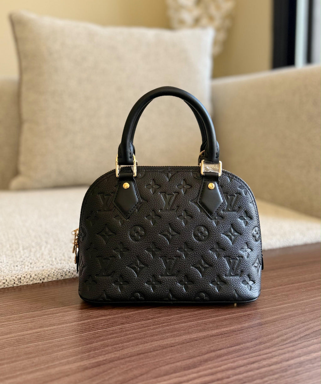 Louis Vuitton Alma BB in Monogram Empreinte Leather Bag