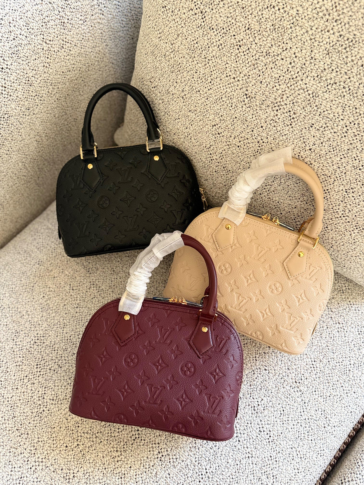 Louis Vuitton Alma BB in Monogram Empreinte Leather Bag