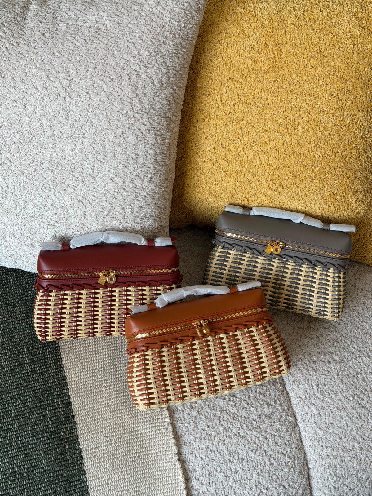 Loro Piana Extra Pocket Wicker Bag