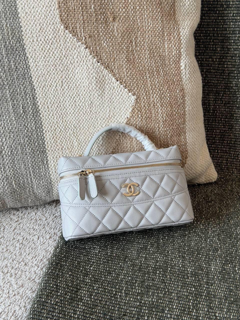 Chanel Top Handle Slim Vanity with Chain Bag