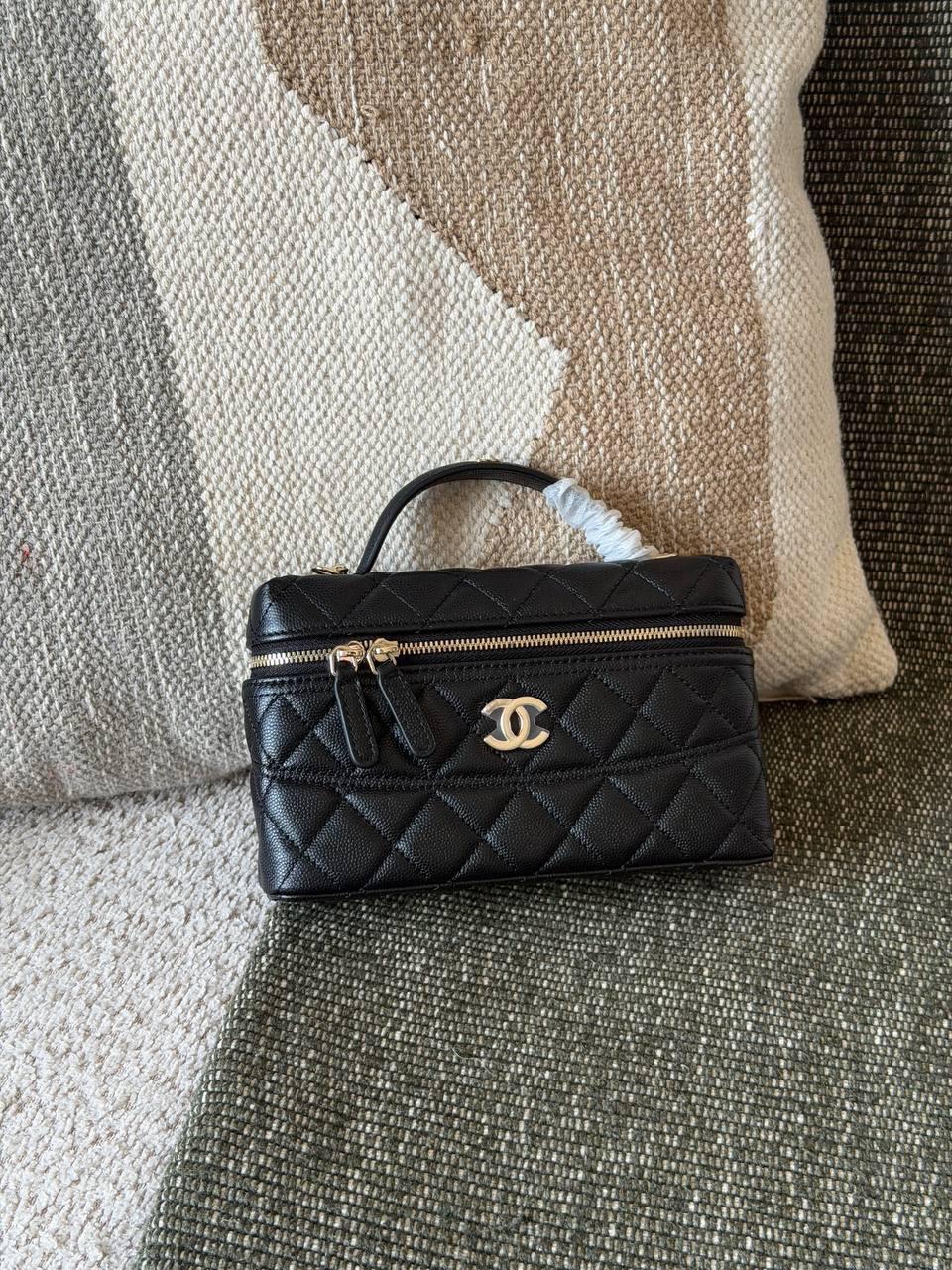 Chanel Top Handle Slim Vanity with Chain Bag