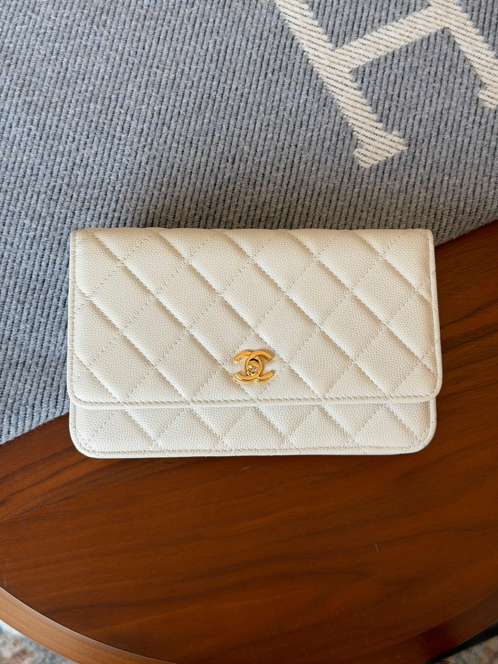 Chanel Classic Wallet on Chain