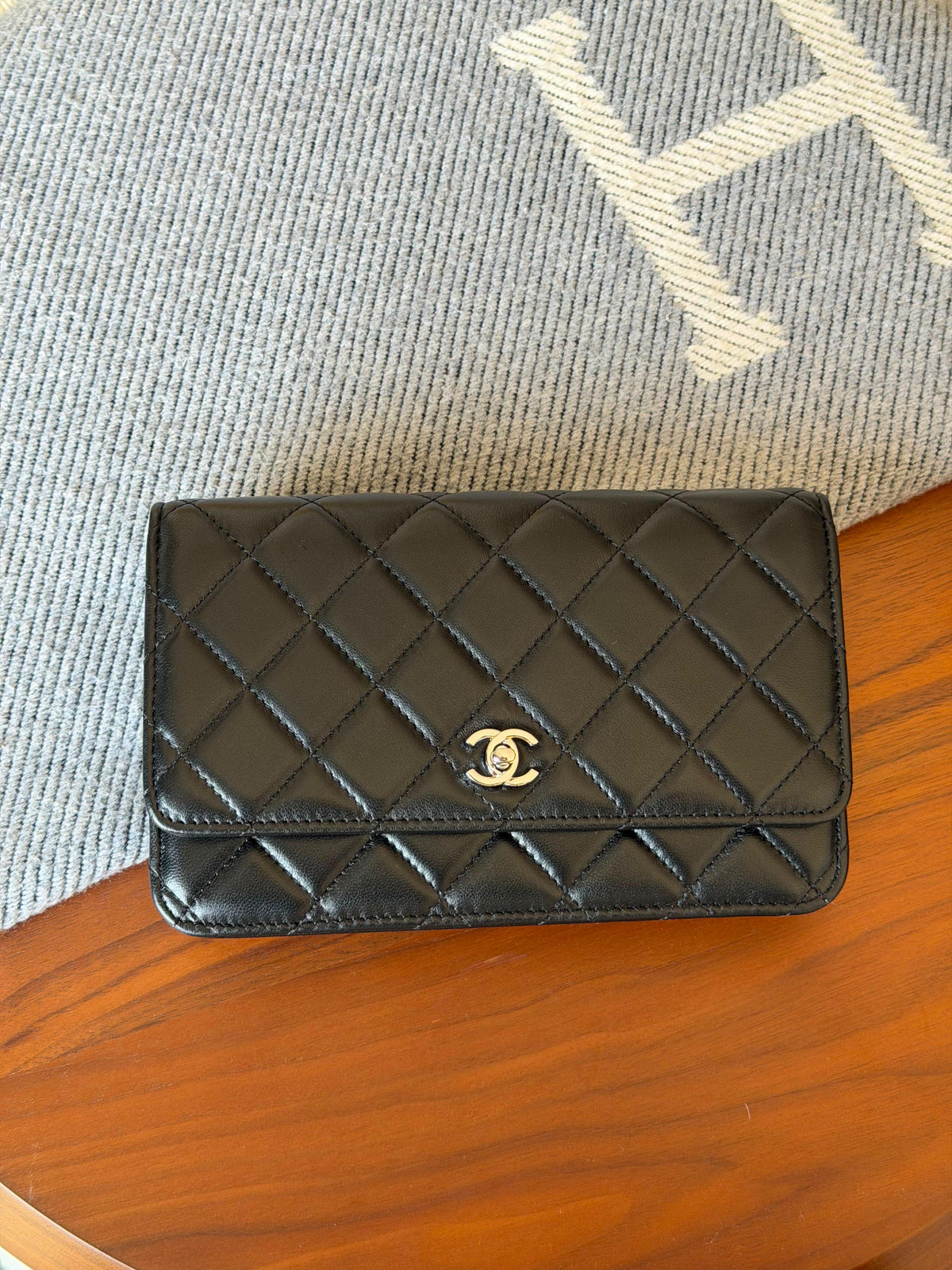 Chanel Classic Wallet on Chain