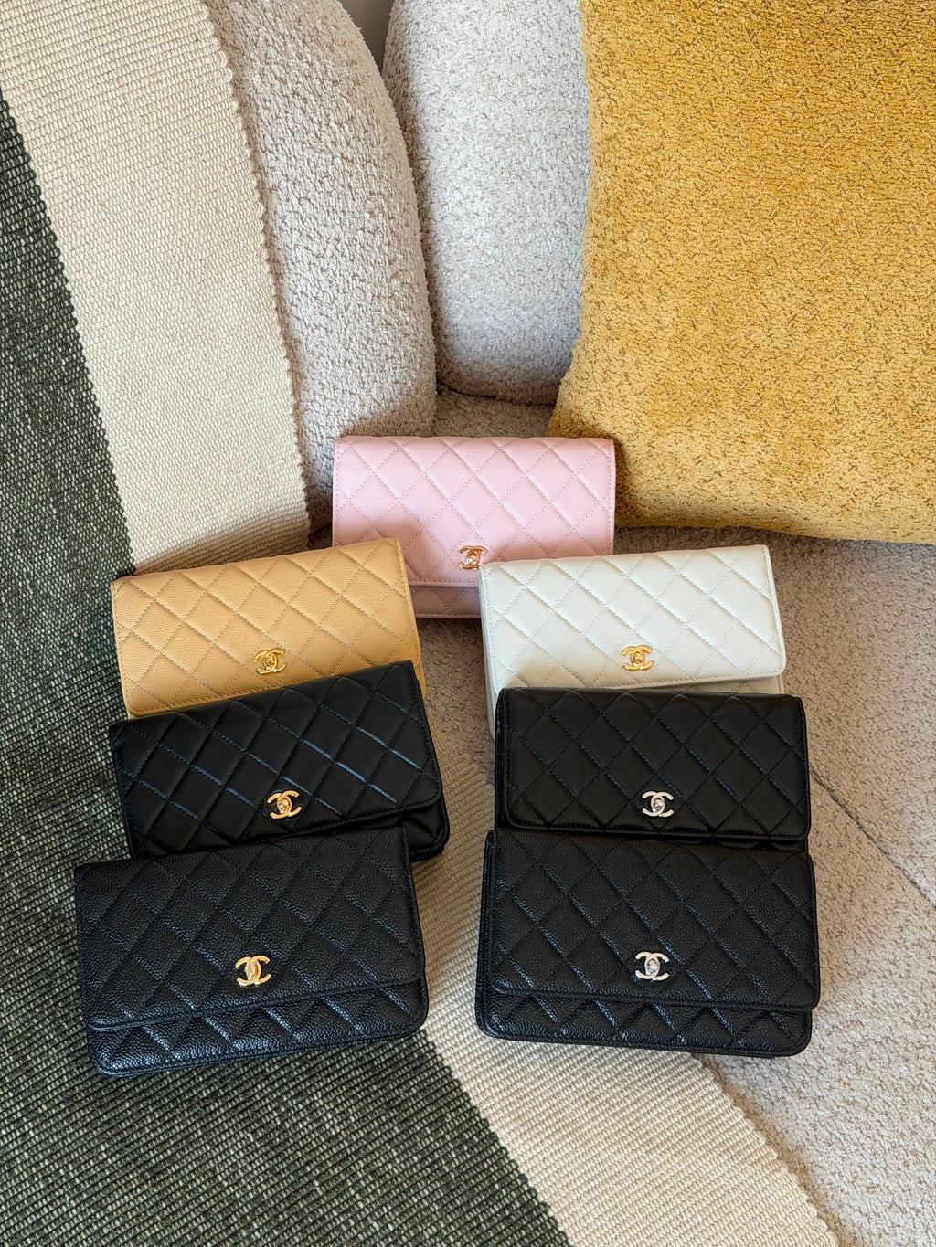 Chanel Classic Wallet on Chain