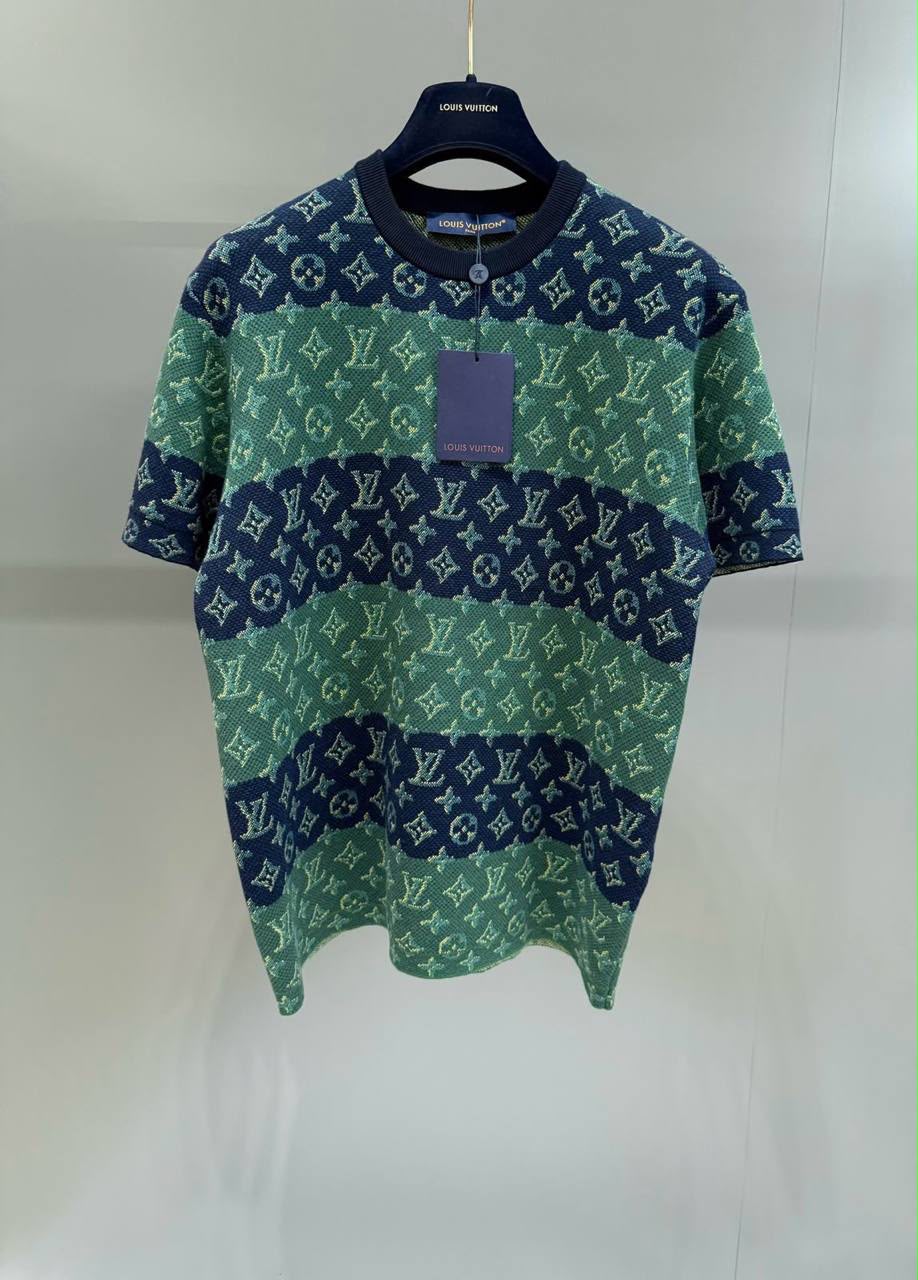 Louis Vuitton Monogram Short-Sleeved Crewneck