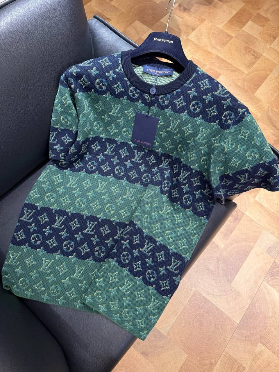 Louis Vuitton Monogram Short-Sleeved Crewneck