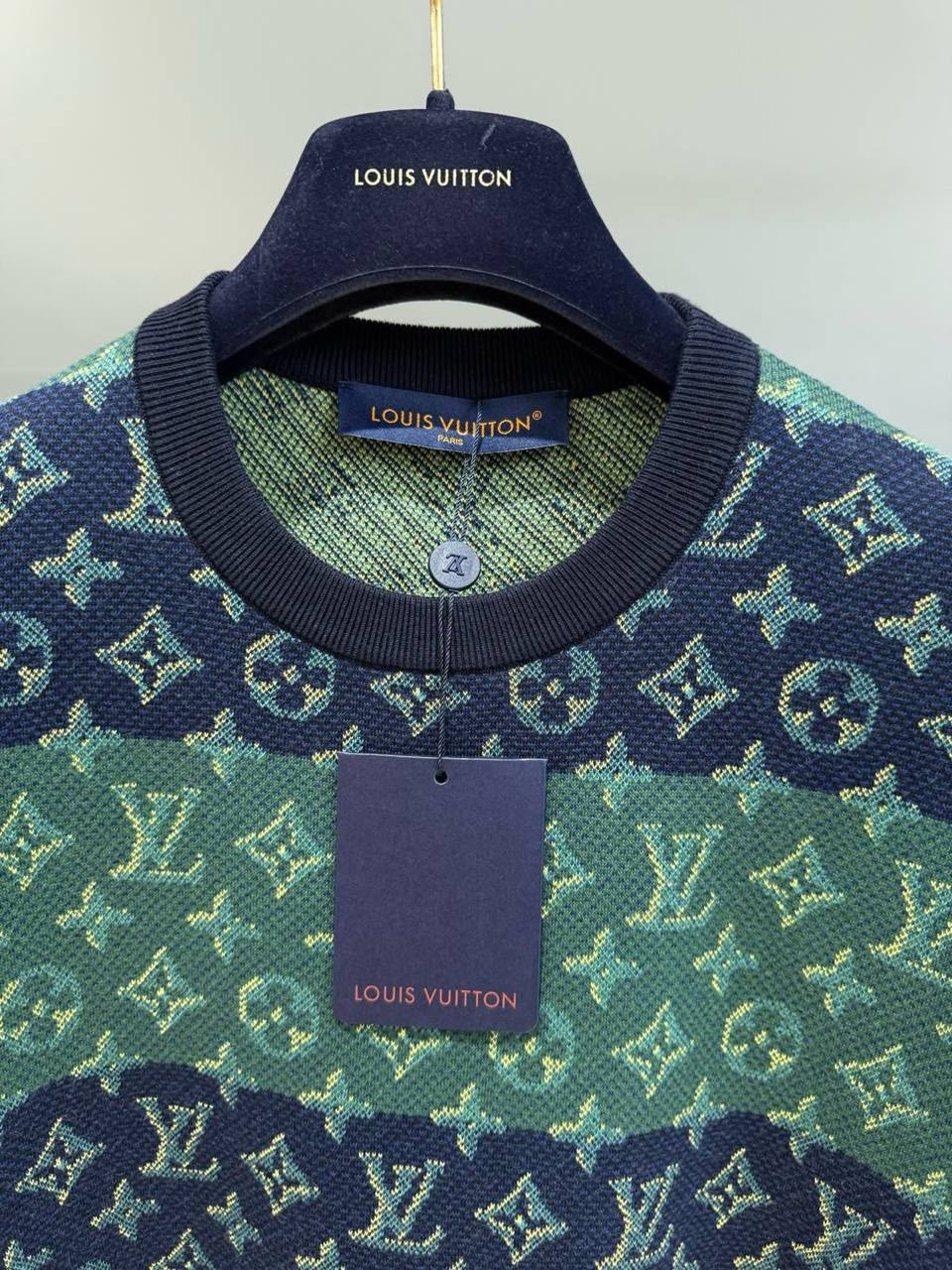 Louis Vuitton Monogram Short-Sleeved Crewneck