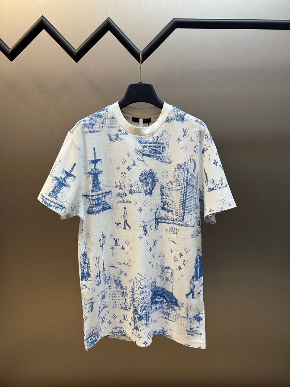 Louis Vuitton Printed Cotton Pique T-Shirt
