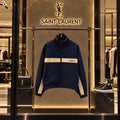 Saint Laurent Jacket in Cotton/Brushed Cotton Canvas