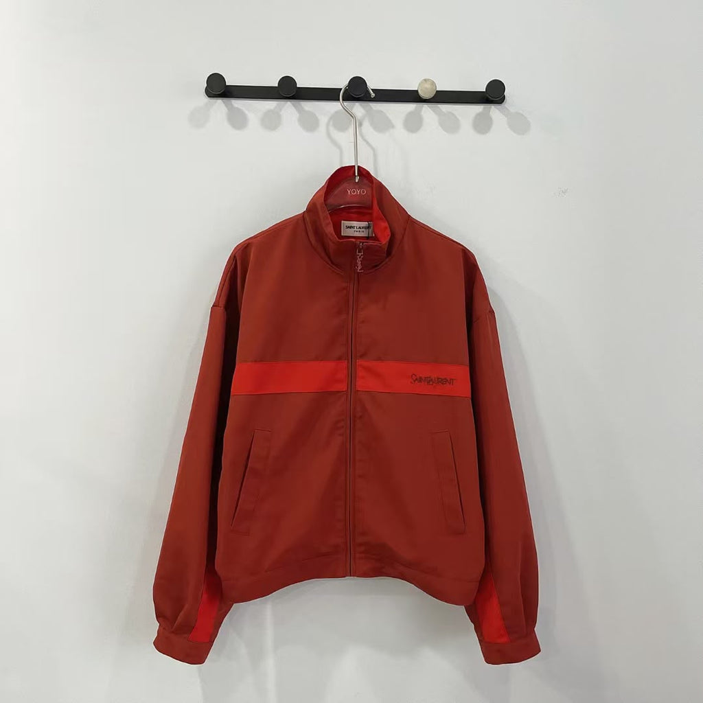 Saint Laurent Jacket in Cotton/Brushed Cotton Canvas