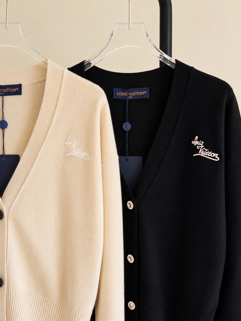 Louis Vuitton Signature Jewel Button Cardigan
