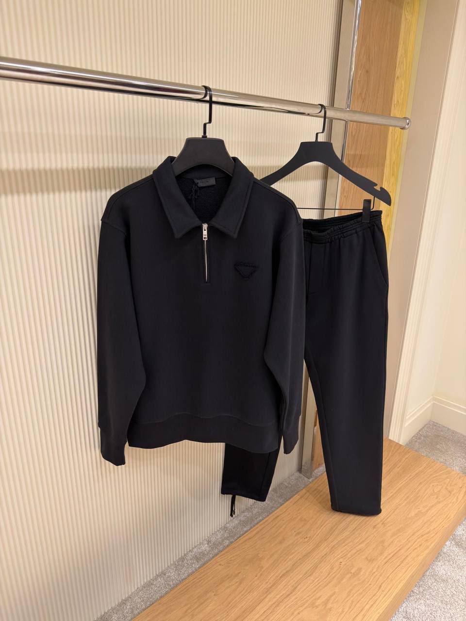 Prada Technical Cotton Sweatshirt and Joggers Set