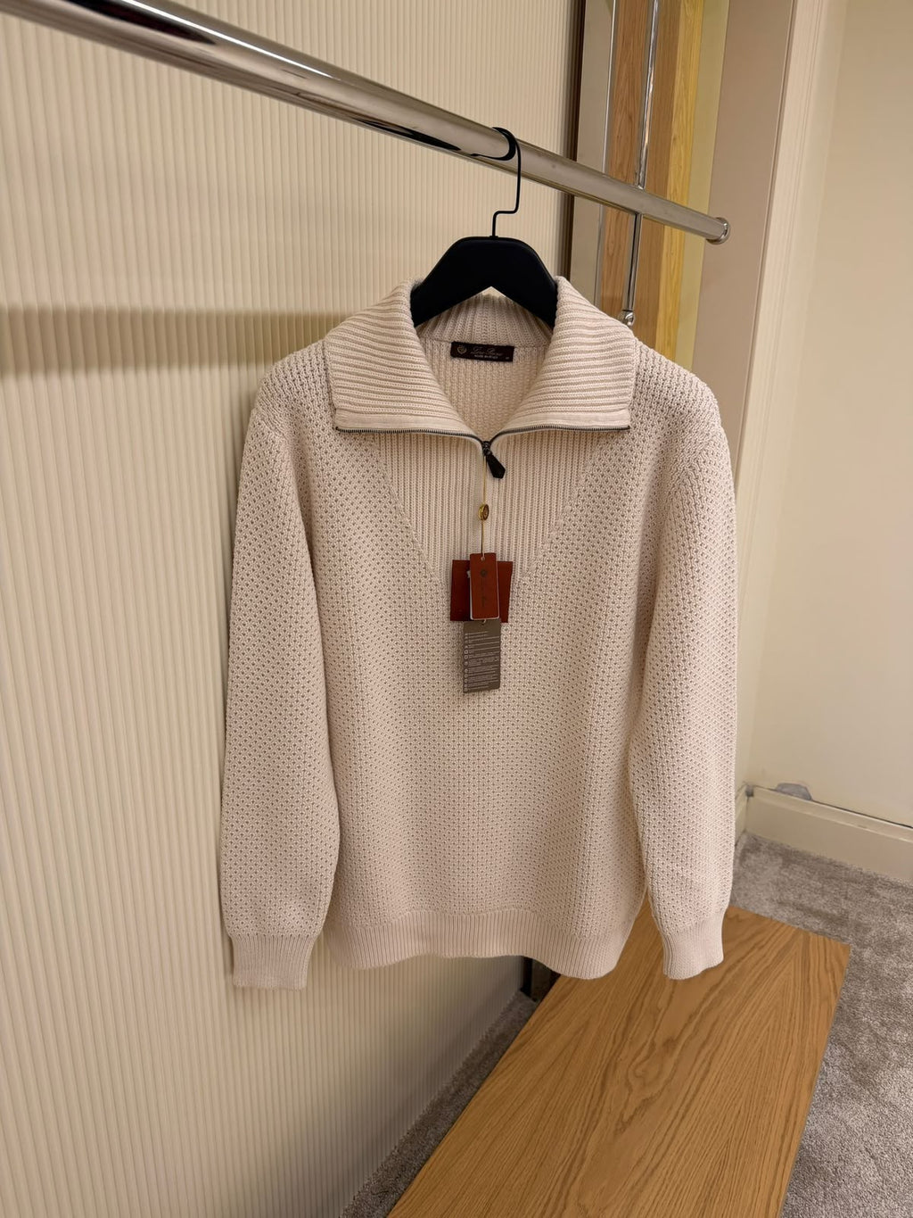 Loro Piana Roadster half-zip sweater