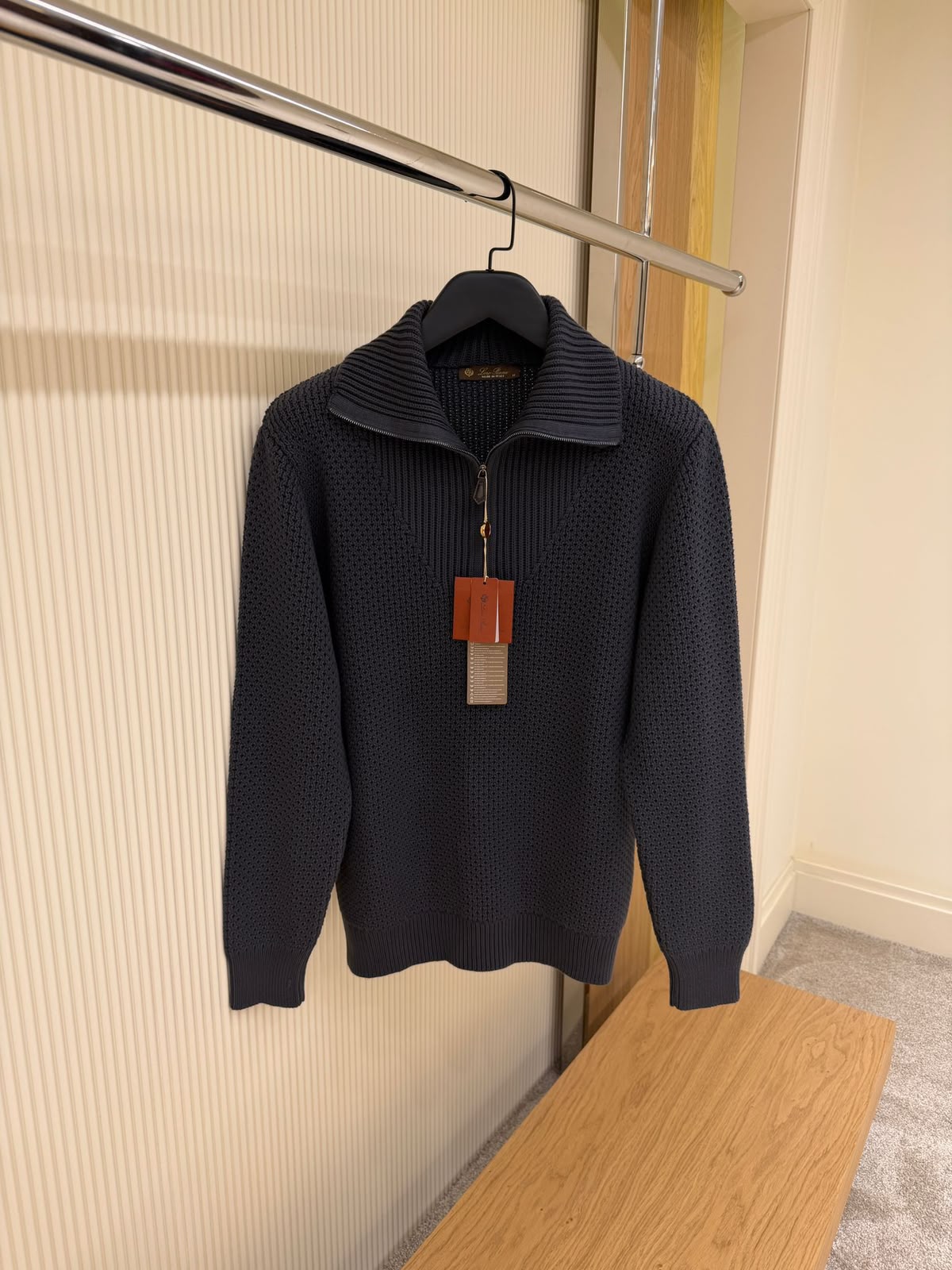 Loro Piana Roadster half-zip sweater