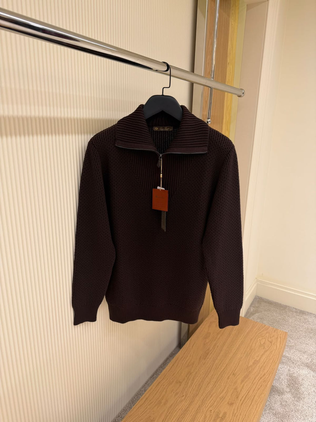 Loro Piana Roadster half-zip sweater