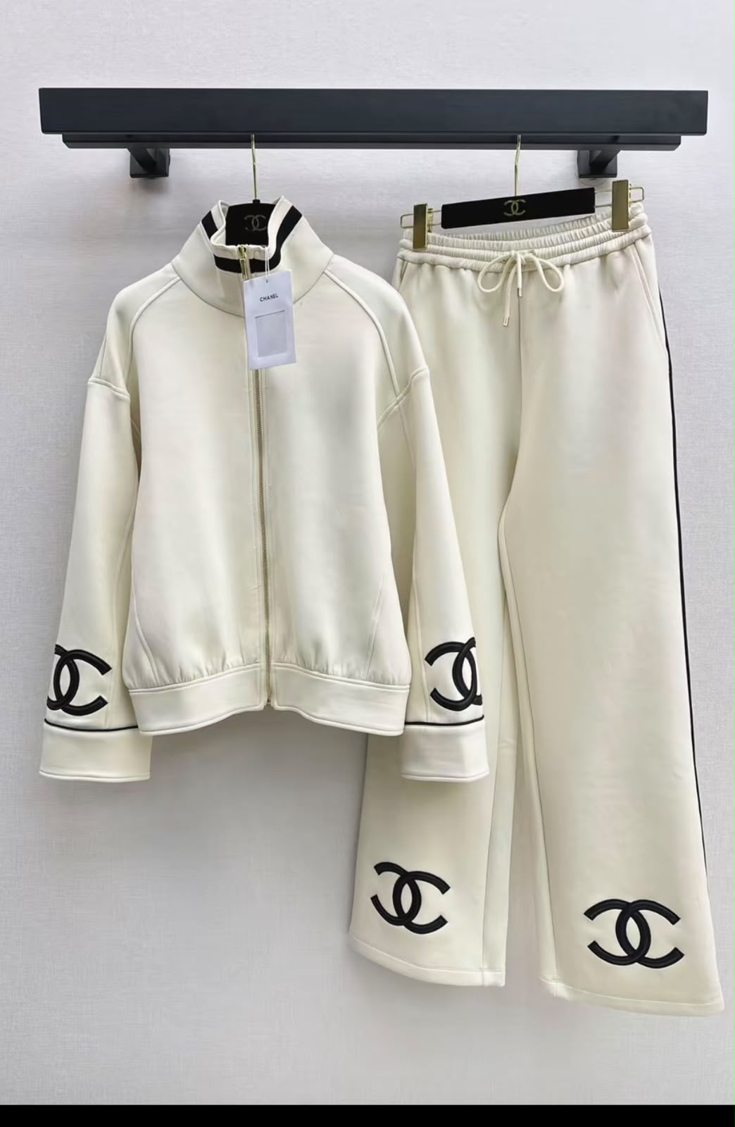 Chanel Knit Tracksuit Set