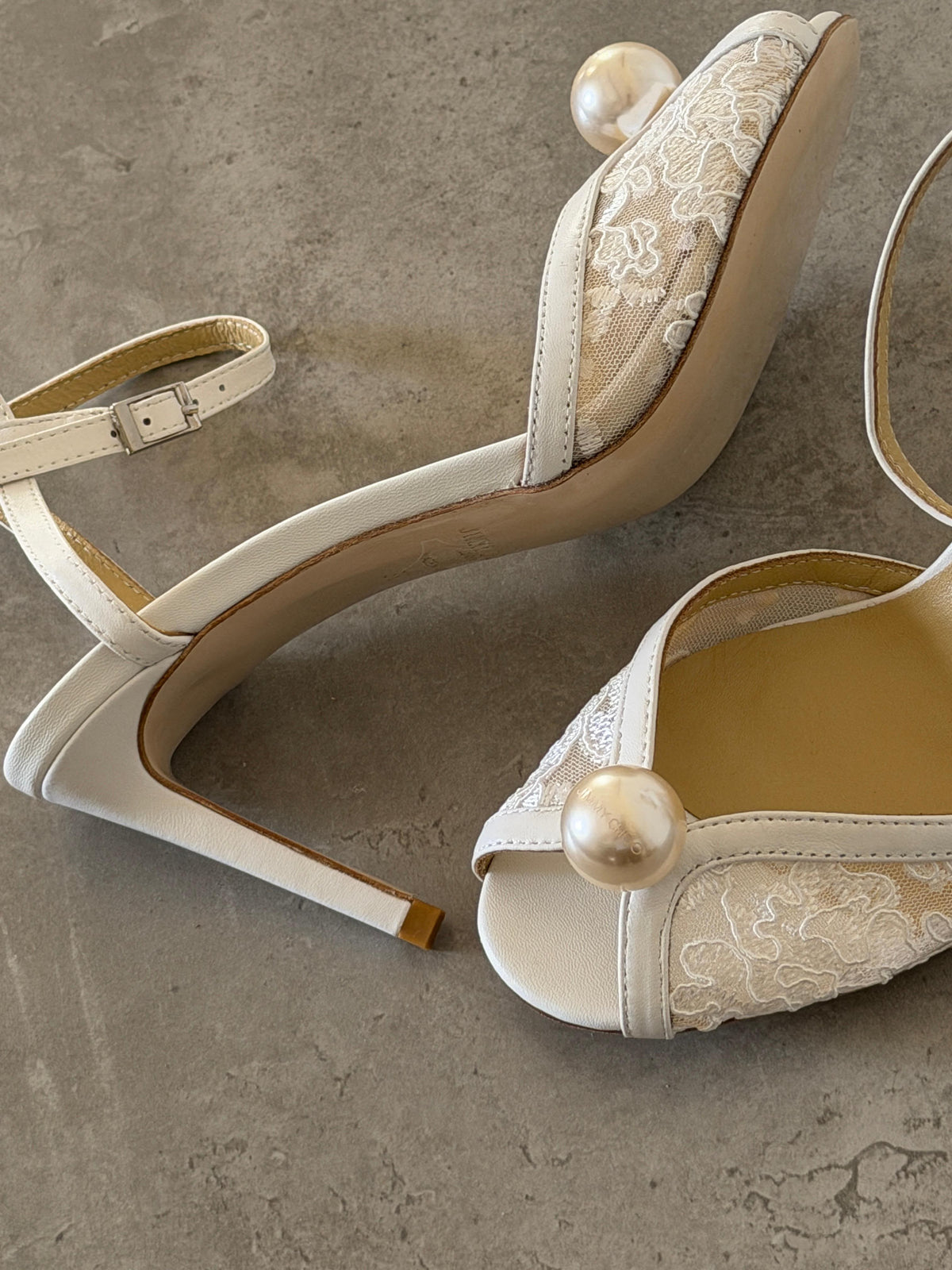 Jimmy Choo Sacora Lace Sandals