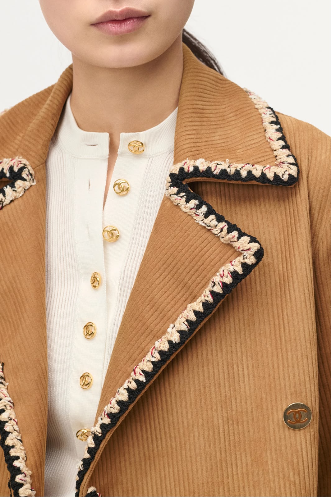 Chanel Velvet Lambskin Coat