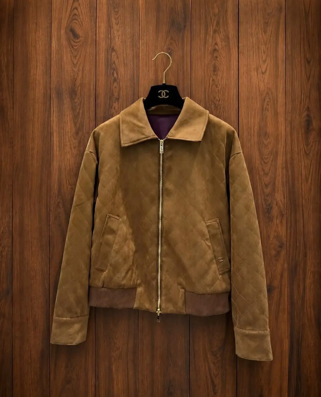 Chanel Suede Calfskin Jacket