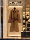 Chanel Suede Calfskin Coat