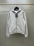 Louis Vuitton Embroidered Signature Zipped Hoodie