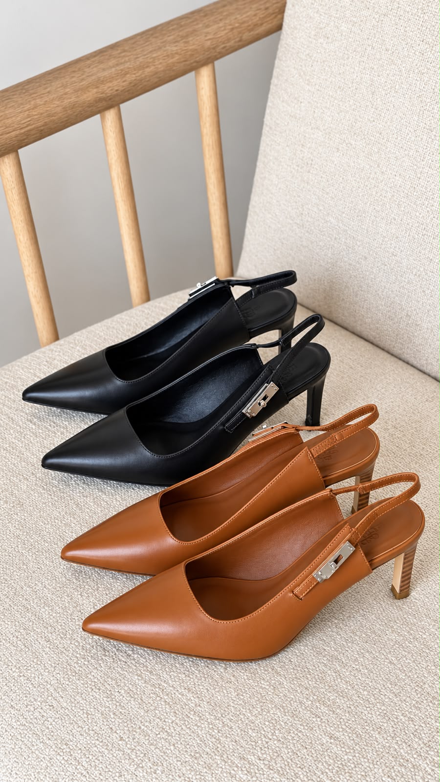 Hermes Lover Pump in Nappa Leather