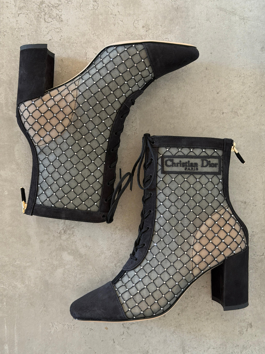 Maison Christian Dior Naughtily-D Heeled Ankle Boots