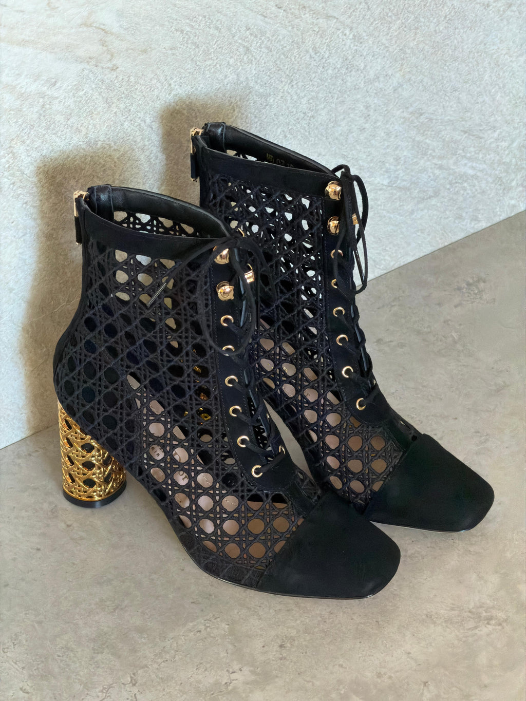 Maison Christian Dior Naughtily-D Heeled Ankle Boots