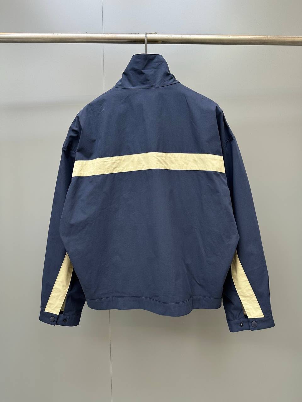 Saint Laurent Logo Cotton Track Jacket