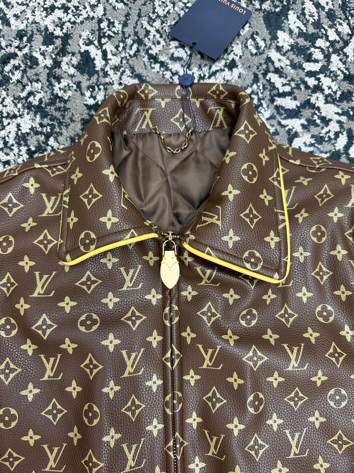 Louis Vuitton Monogram Padded Leather Blouson